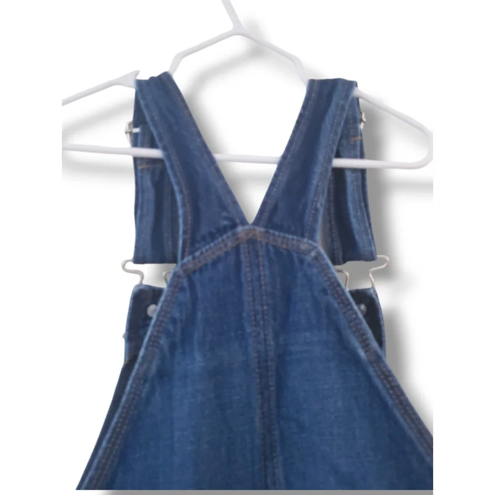 Old Navy Girls 8 Blue Jean Denim Shortall Overall